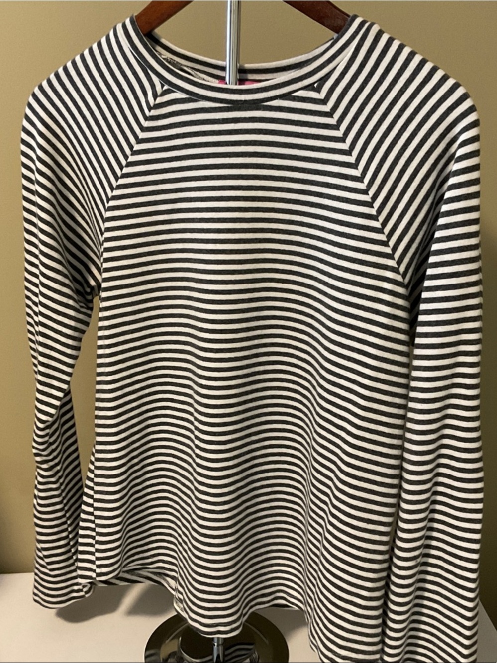 Edikted Black & White Striped Long-Sleeve Tee